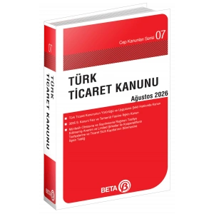 Türk Ticaret Kanunu Cep Serisi 2026
