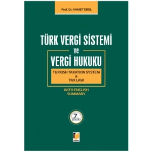 Türk Vergi Sistemi ve Vergi Hukuku