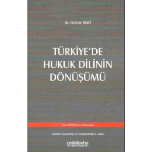 Türkiyede Hukuk Dilinin Dönüşümü