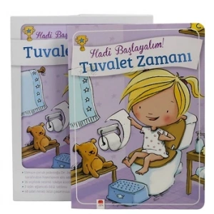 Tuvalet Zamanı - Kızlar İçin Tuvalet Eğitimi Kitabı (Ciltli)