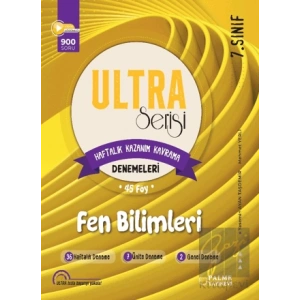 Ultra Serisi 7. Sınıf Fen Bilimleri Deneme Kitabı (45 Föy)