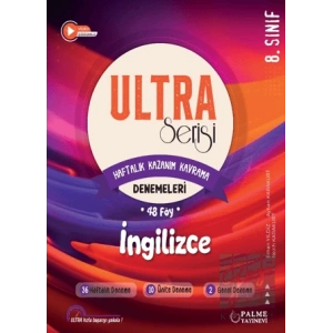 Ultra Serisi 8.Sınıf İngilizce Deneme Kitabı (48 Föy)