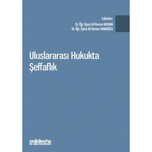 Uluslararası Hukukta Şeffaflık