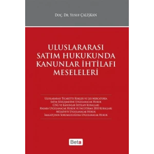 Uluslararası Satım Hukukunda Kanunlar İhtilafı Meseleleri