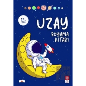 Uzay Boyama Kitabı (23 Çıkartma Hediye)