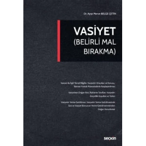 Vasiyet (Belirli Mal Bırakma)
