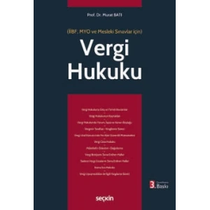 Vergi Hukuku (MYO) (İİBF, MYO ve Mesleki Sınavlar için)