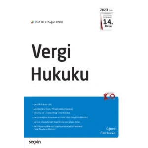 Vergi Hukuku  Öğrenci Özel Baskısı