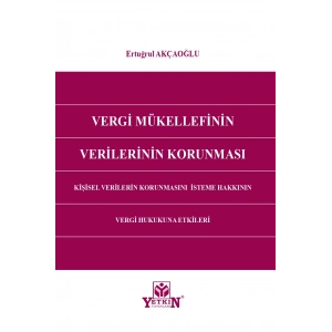 Vergi Mükellefinin Verilerinin Korunması