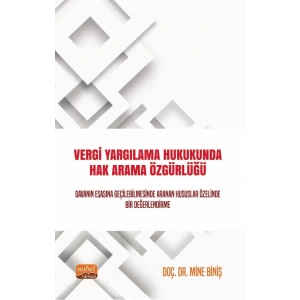 Vergi Yargılama Hukukunda Hak Arama Özgürlüğü