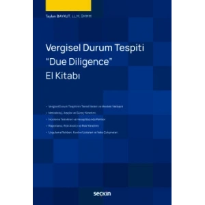 Vergisel Durum Tespiti Due Diligence El Kitabı