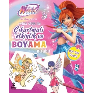 Winx Club ile Çıkartmalı Etkinlik ve Boyama Kitabı  (Ciltli)