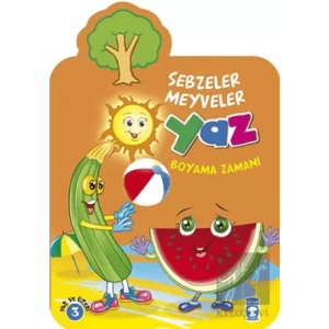 Yaz Boyama Zamanı - Sebzeler Meyveler