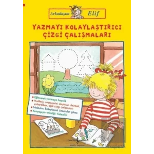 Yazmayı Kolaylaştırıcı Çizgi Çalışmaları - Arkadaşım Elif