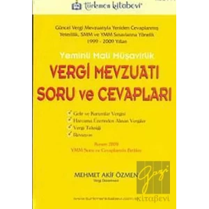 Yeminli Mali Müşavirlik Vergi Mevzuatı Soru ve Cevapları