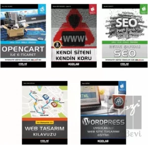 Yeni Başlayanlar İçin Kolay Web Programlama Seti (5 Kitap)
