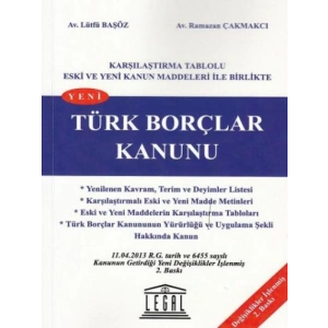 Yeni Türk Borçlar Kanunu (Orta Boy)