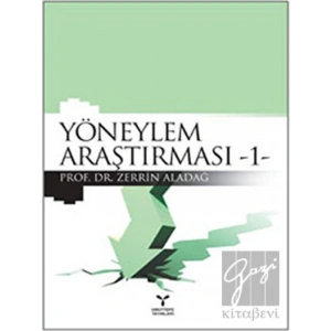 Yöneylem Araştırması - 1