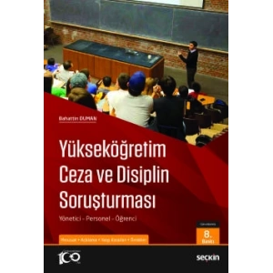 Yükseköğretim Ceza ve Disiplin Soruşturması Yönetici – Personel – Öğrenci