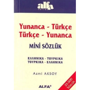 Yunanca-Tükçe Türkçe-Yunanca Mini Sözlük