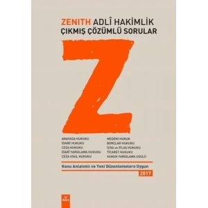 Zenith Adli Hakimlik Çıkmış Sorular