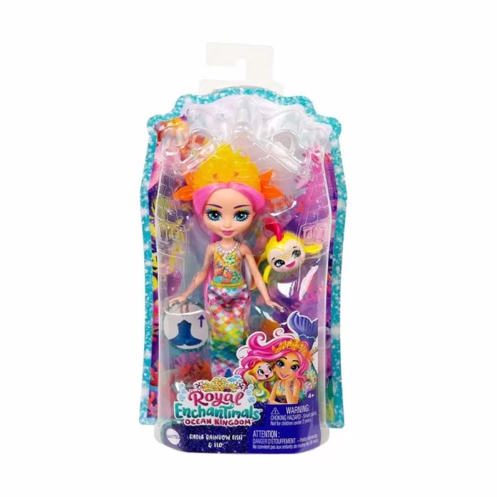 Enchantimals Popüler Karakter Bebekler - Radia Rainbow Fish