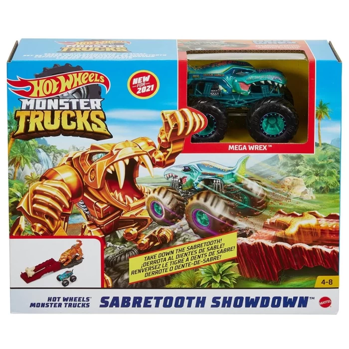 Hot Wheels Monster Trucks Aksiyona Başlangıç Oyun Seti - Sabretoo