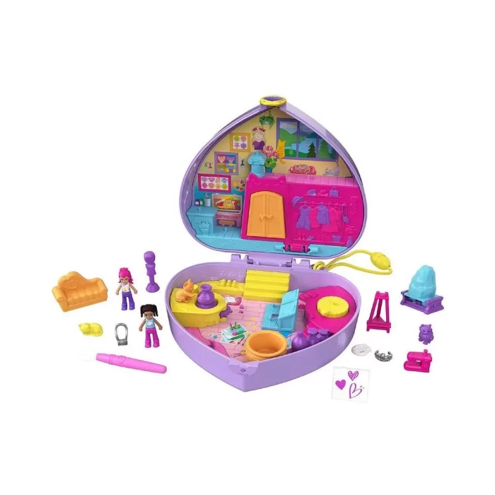 Polly Pocket Kompakt Sanat Stüdyosu Oyun Seti