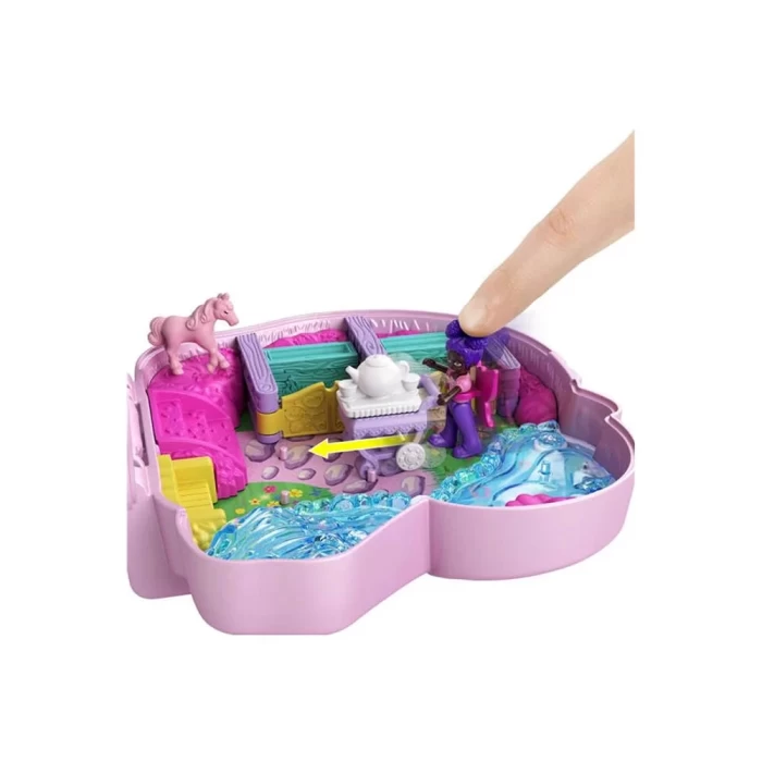 Polly Pocket Tek Boynuzlu At Ormanı Kompakt Oyun Seti