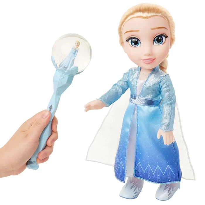 Frozen 2 Müzikli Asalı Elsa Bebek 35 cm