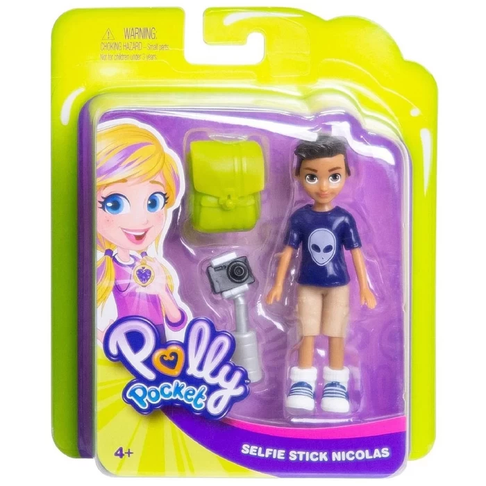 Polly Pocket Nicolas Selfie Stick Aksesuar Seti