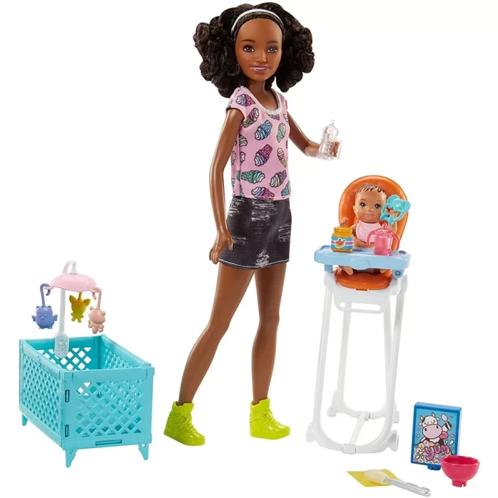 Barbie Skipper Bebek Bakıcılığı Oyun Seti FHY99