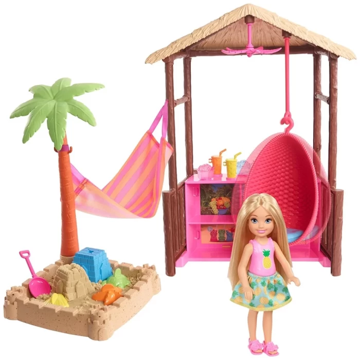 Barbie Seyahatte Chelseanin Kum Eğlencesi Oyun Seti