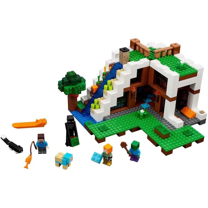 Legof Minecraft Waterfall Base 21134