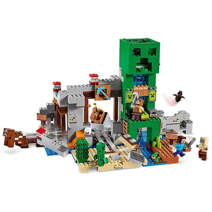Lego Minecraft Creeper Madeni 21155