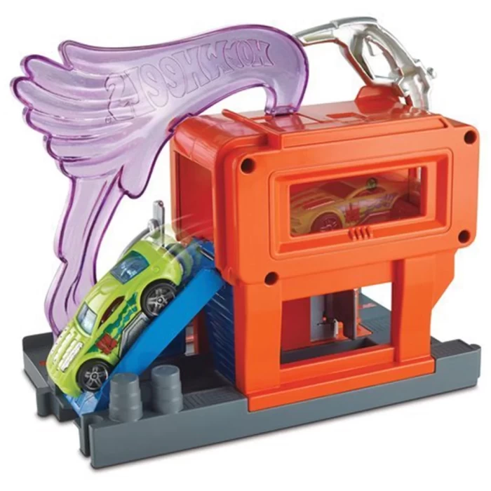 Hot Wheels Şehir Otoparkı Hızlı Benzin İstasyonu Oyun Seti