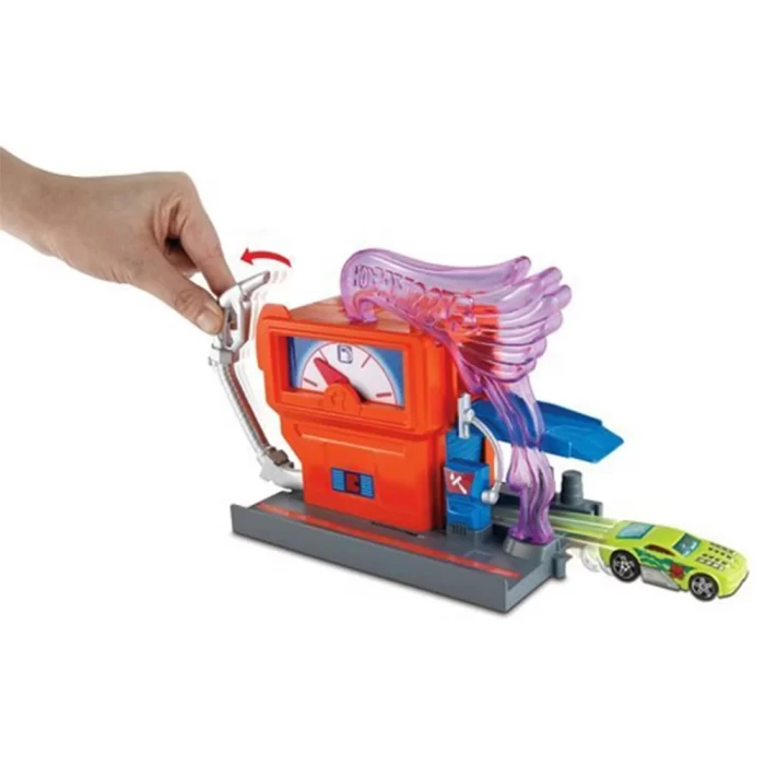 Hot Wheels Şehir Otoparkı Hızlı Benzin İstasyonu Oyun Seti