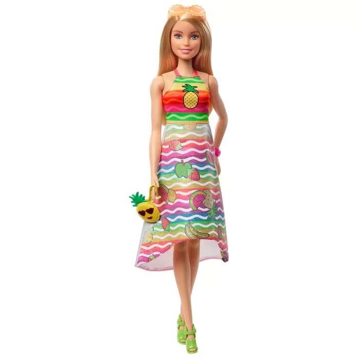 Barbie Crayola Mevyeli Tasarım Bebeği