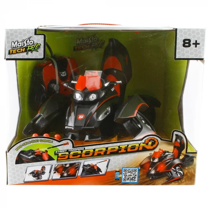 Maisto Street Troopers Scorpion R/C Siyah Uzaktan Kumandalı