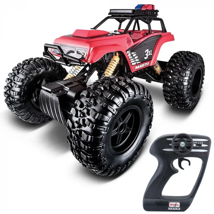 Maisto Rock Crawler 3XL 1:10 Uzaktan Kumandalı Arazi Aracı Kırmız
