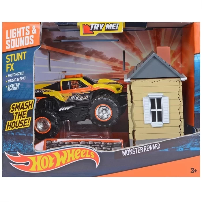 Hot Wheels Stunt FX Hareketli Sesli ve Işıklı Rampa Oyun Seti Sar