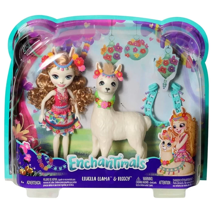 Enchantimals Lluella Llama Ve Fleecy Oyun Seti