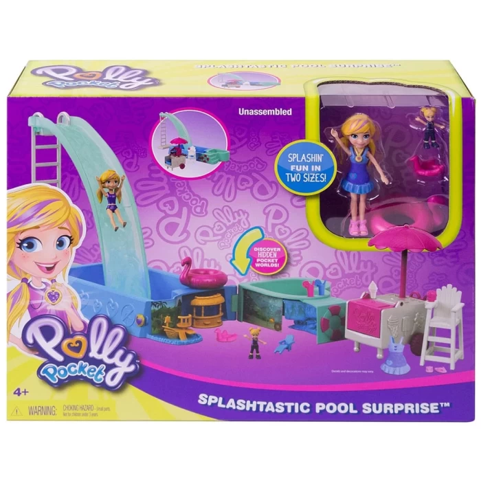 Polly Pocket Havuz Partisi Oyun Seti