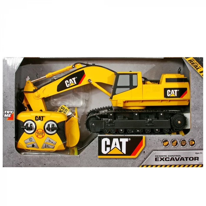 Cat Kablo Kumandalı Excavator İş Makinesi Sesli - Işıklı