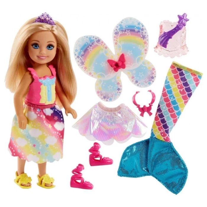 Barbie Dreamtopia Chelsea ve Kıyafetleri FJD00