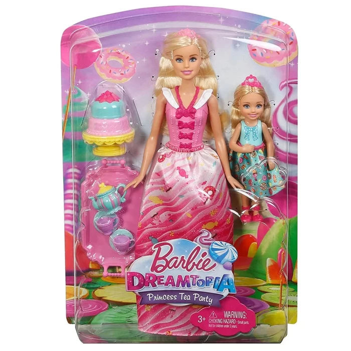 Barbie Dreamtopia Barbie ve Chelseanin Çay Partisi FDJ19