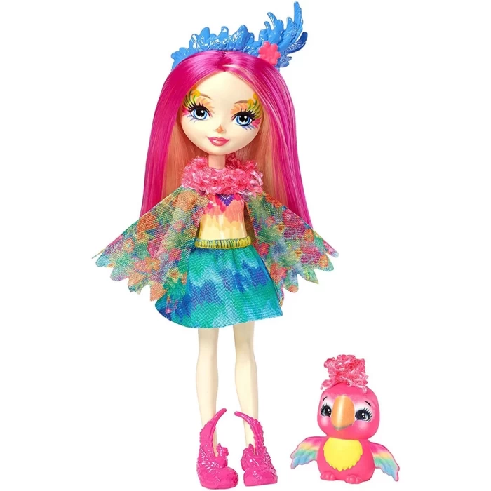 Enchantimals Peeki Parrot Popüler Karakter Bebek