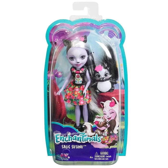 Enchantimals Sage Skunk Karakter Bebek