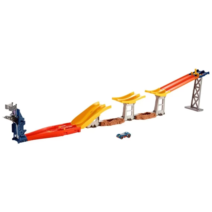 Hot Wheels Süper Atlayış Yarış Seti