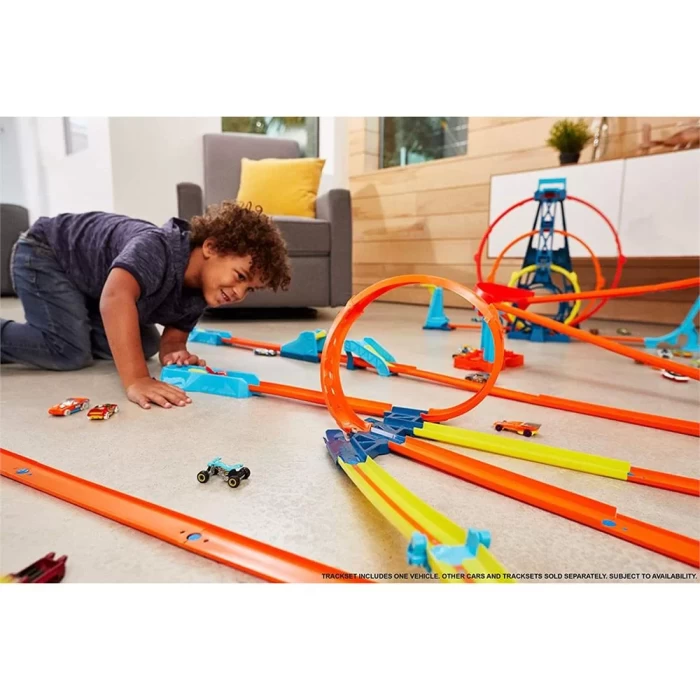 Hot Wheels Track Builder Ayarlanabilir Çember Paketi Oyun Seti